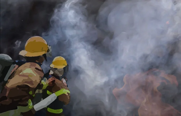 사용한 숯불 번져…고흥 창고 불 1명 화상·7400만원 재산피해